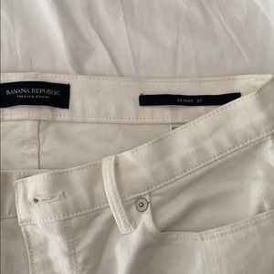 Banana Republic white jeans